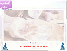 Tablet Screenshot of envynailsandspa.net